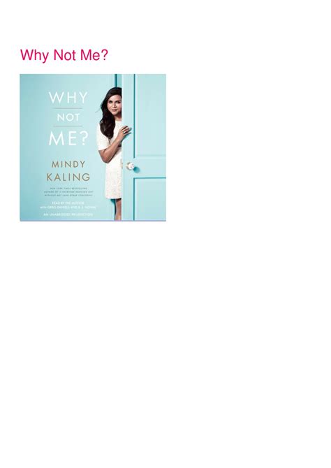 Image result for Why Not Me