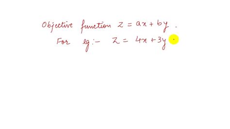 Image result for Linear Programming Objective Function