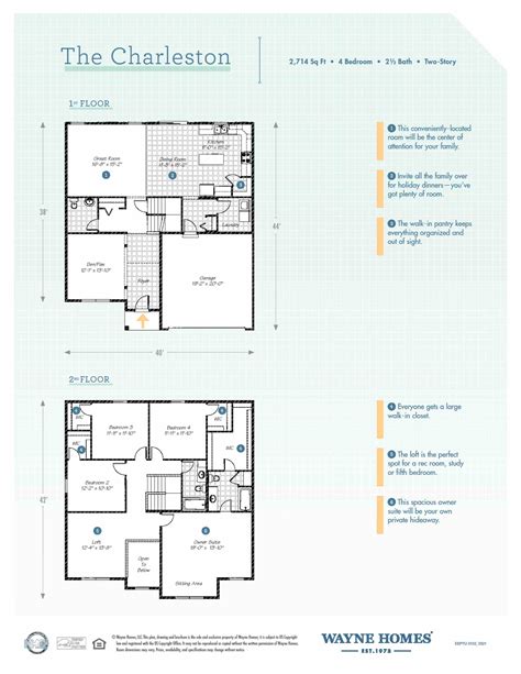 Charleston Floor Plan | Viewfloor.co