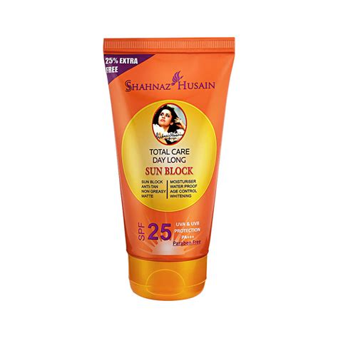 Buy Shahnaz Husain Sun Block SPF 25 Online in India at Best Price ...