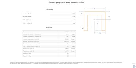 Image result for 12-Inch Channel Section Modulus