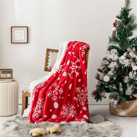 Christmas Throw Blanket Flannel Blanket for Winter – Sonoro Kate