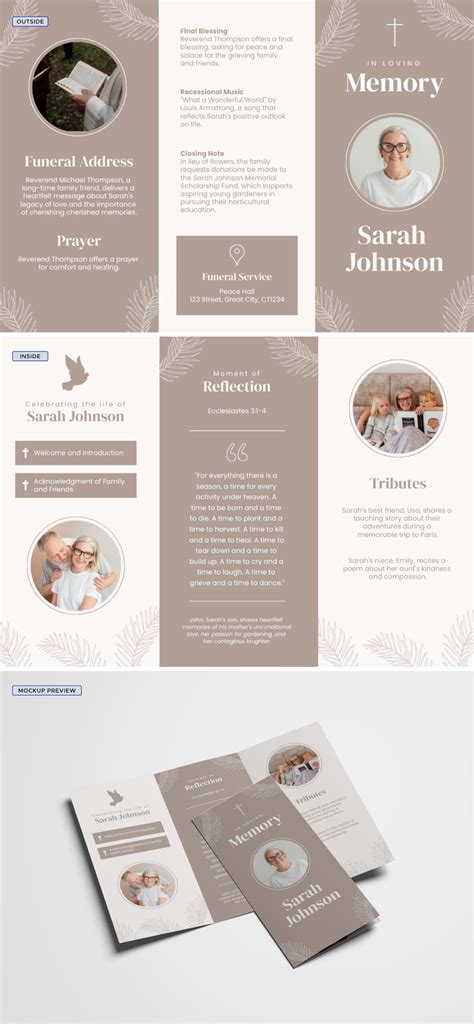 Image result for Funeral Service Program