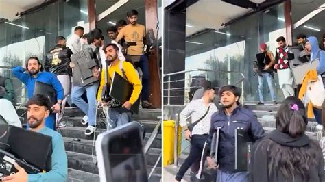 Pakistan: Locals Loot Laptops & Other Technical Equipment After FIA ...