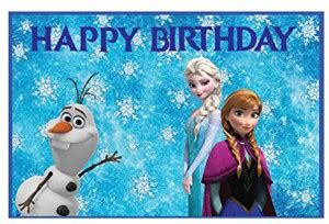 Party Propz Multicolor TABLE MAT PACK OF 12 PCS/FROZEN BIRTHDAY ...