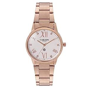 Carlton london Analog Silver Dial Women's Watch-CL003RSIR : Amazon.in ...