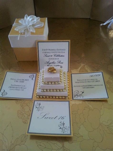 Image result for Exploding Invitation Box