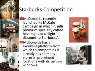 Starbucks Competitive Profile Matrix | PPTX