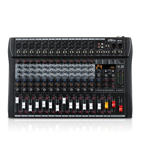 Zm120 Sound Mixer Board 12 Channel Premium Analog Mixer Multi ...