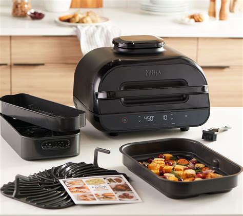 Ninja Foodi Smart XL 6-in-1 Indoor Grill & Air Fryer w/ Combo Crisper ...