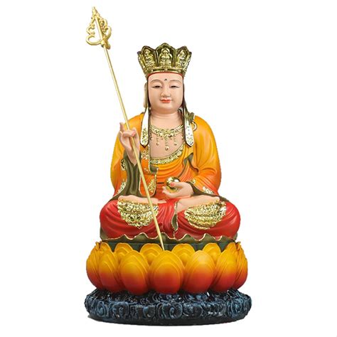 Buy KKUUNXU Ksitigarbha Bodhisattva statues of Jiuhua ain consecrated ...