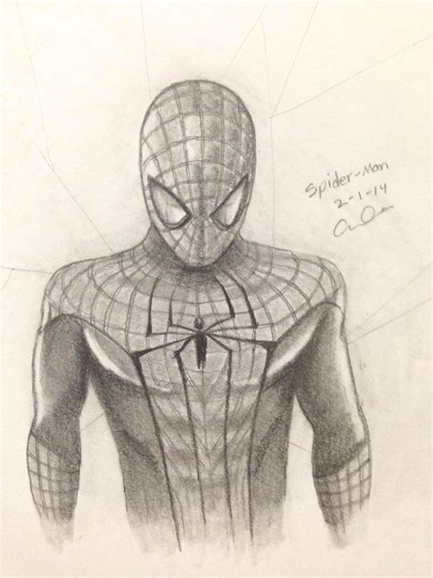 Pencil Drawings Of Spider Man