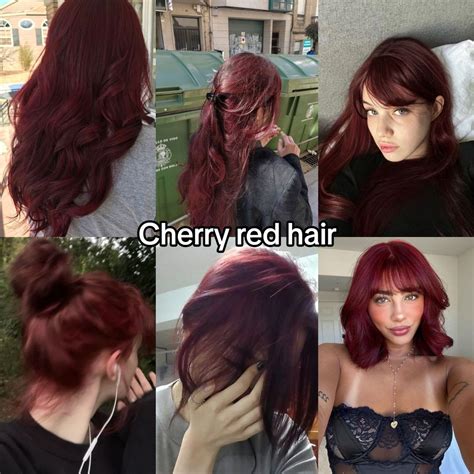 Cherry Red Hair Color | Color de cabello, Pelo de color, Estilos de ...