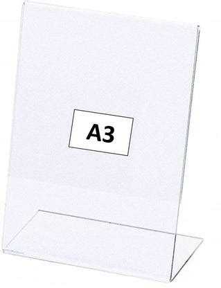 Porpoise Acrylic A3 Display Stand Card Holder Card Display Stand Price ...