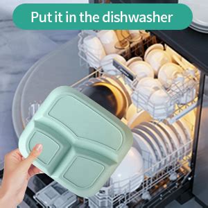 Buy DLEST 10 Inch Portion Control Divided Plates for Healthy Eating ...