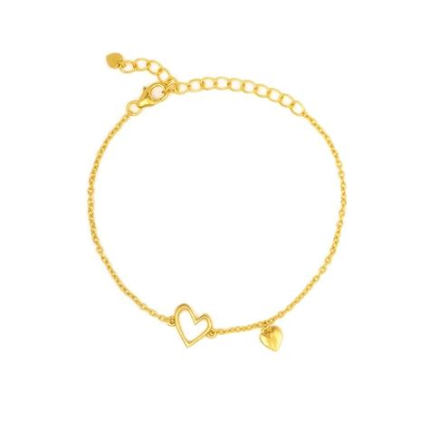 Shaya by Caratlane You and Your Off-tune Humming Heart Bracelet in Gold ...