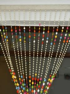 Pomp & Romp 214 cm (7 ft) PVC Transparent Shower Curtain Single Curtain ...