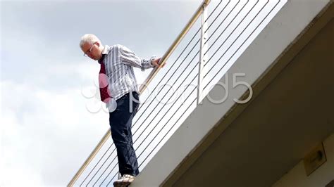 Person Jumping Off Bridge