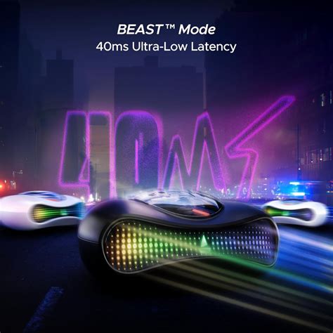 boAt Airdopes Drift TWS in Ear Earbuds, 40hrs Playback, Beast Mode(40ms ...