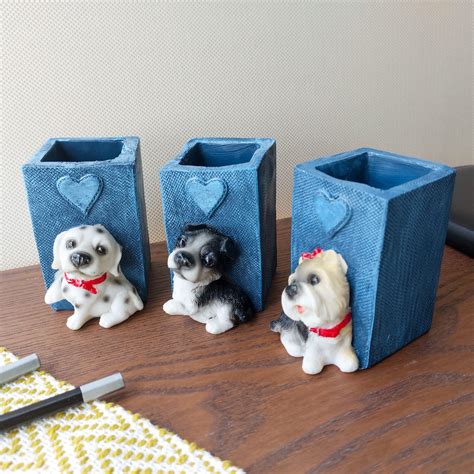 Dog Pen and Pencil Holders – Ink N Ivory