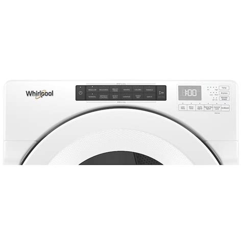 Whirlpool 7.4-cu ft Stackable Vented Gas Dryer (White) ENERGY STAR ...