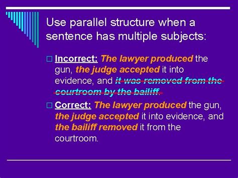 Image result for Parallel Sentence Structure Poster