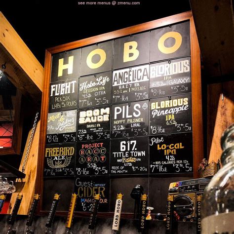 Online Menu of Lord Hobo Seaport Restaurant, Boston, Massachusetts ...