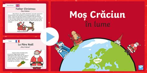 Moș Crăciun în lume PowerPoint (teacher made) - Twinkl