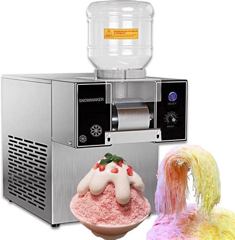 Amazon.com: 176LBS/Day Snowflake Ice Machine Commercial,Stainless Steel ...