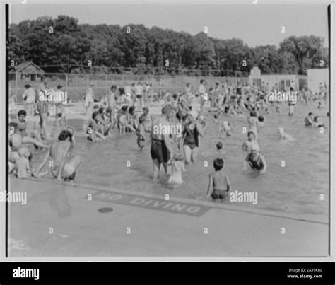 Saxon Woods Bathing Pool, White Plains, New York Stock Photo - Alamy