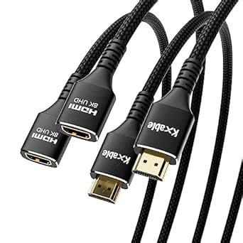 Buy 8K HDMI Extension Cable (2 Pack, 1FT+1FT), HDMI 2.1 Ultra High ...