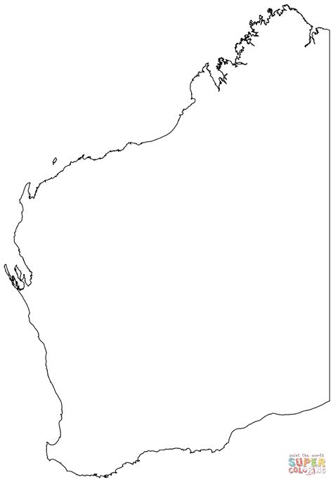 Black And White Outline Map Of Australia at Ashley Cianciolo blog