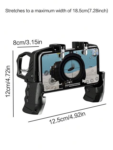 Cell Phone Gamepad With Grip Trigger Style Rear Pressure Gun Grip ...