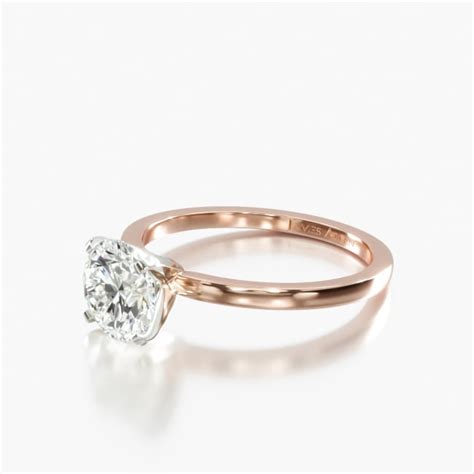 14K Rose Gold 1.5mm Comfort Fit Wedding Ring-14759r14