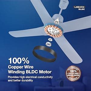 Buy Havells 1200Mm Libeccio Bldc Motor Ceiling Fan|Premium Finish With ...