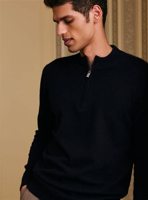 Buy 1-Noir-Cashmere-Pullover | Casual Black Solid Pullover for Men ...
