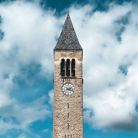 Download Cornell University McGraw Tower Front View Wallpaper | Wallpapers.com