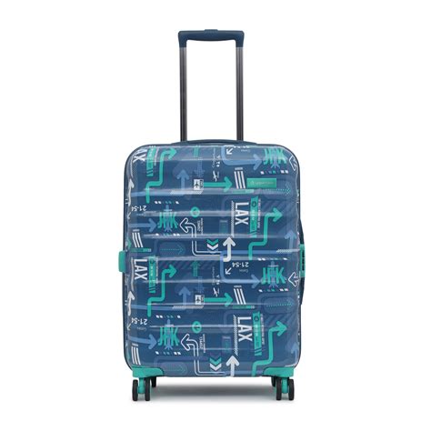 Buy JFK Denim Blue Trolley | Stylish Medium Luggage for Travel
