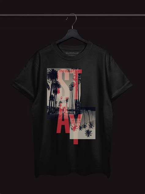 Buy STAY Oversized Printed T-shirt Online | THREADCURRY