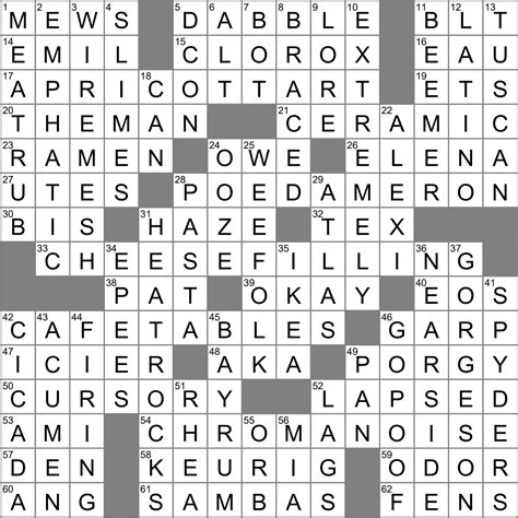 High-end wheels informally crossword clue Archives - LAXCrossword.com