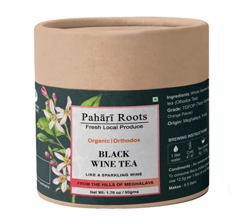 Buy Black Wine Tea 50 g Online from Pahari Roots at Best Price