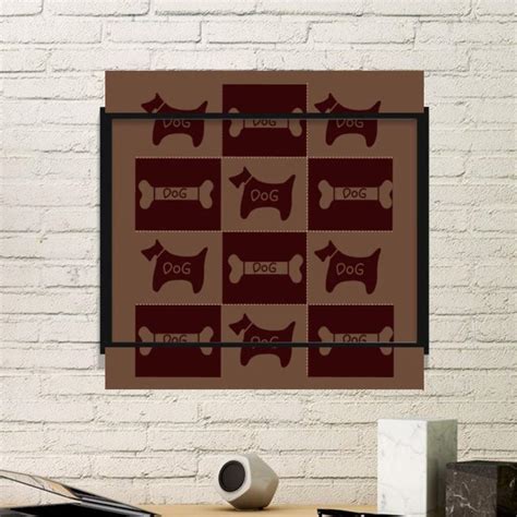 offbb Grid Bone Puppy Art Painting Photo Frame Display Decoration Wall ...