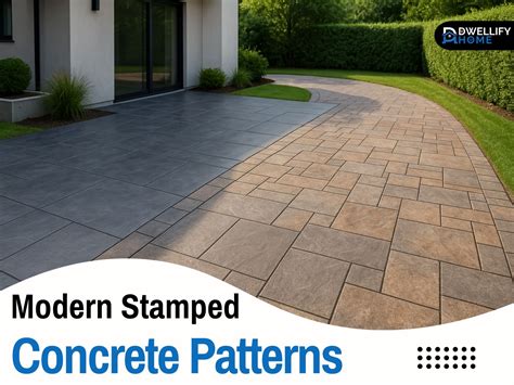 Modern Stamped Concrete Patterns for Patios & Driveways 2025