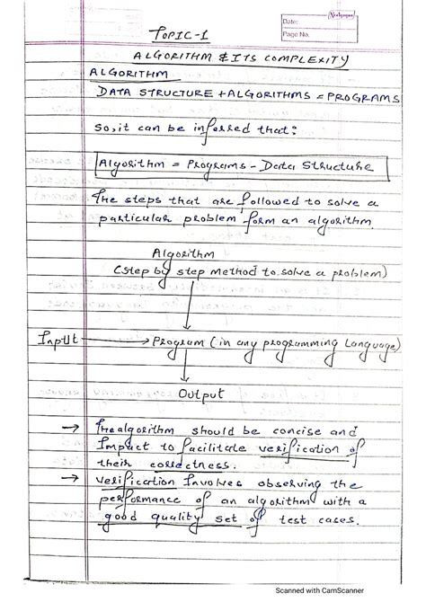ADA Unit 1 - Handwritten Notes by Dr. Kamal Uprethi - Algorithms Design ...
