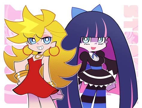 stocking and panty (panty & stocking with garterbelt) drawn by artsy-rc ...