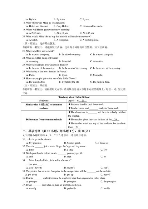 2022-2023学年上海市宝山区高三一模英语试题（原卷版+解析版）-21世纪教育网