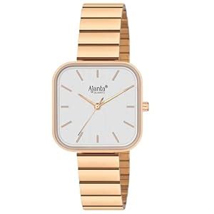 Buy Ajanta Quartz Newly Launched Stylish Rosegold-Silver Analog Watch ...