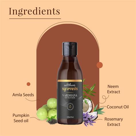 Satthwa Vardhana Hair Oil - DHT Blocker Hair Oil For Hair Regrowth