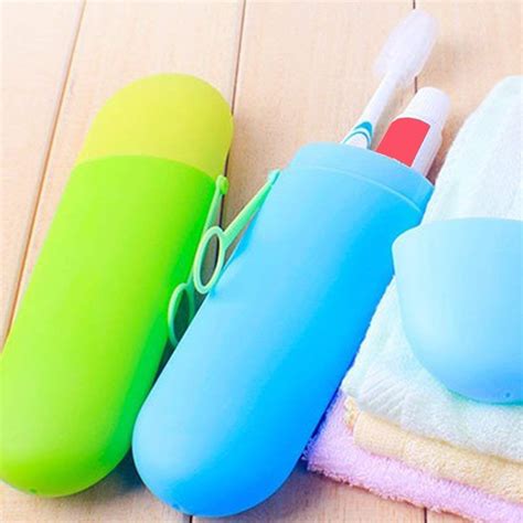 MixCart 2 PC Toothbrush Holder Tube Cover Case Bathroom Toothbrush Cap ...