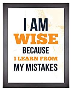 Next Bazaar Motivational Poster Quote – I am Wise Because I Learn from ...